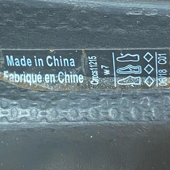 Womens 7 Crocs Kadee Flats Black SEF1503 - Picture 8 of 8